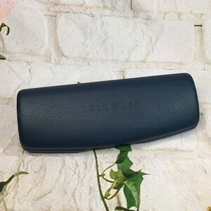 Cole Haan Navy blue eye glasses hard case used